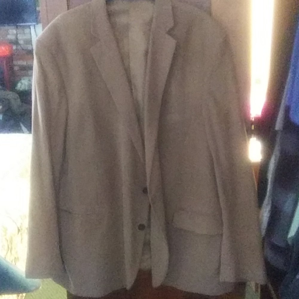 Men's Stafford corduroy tan jacket